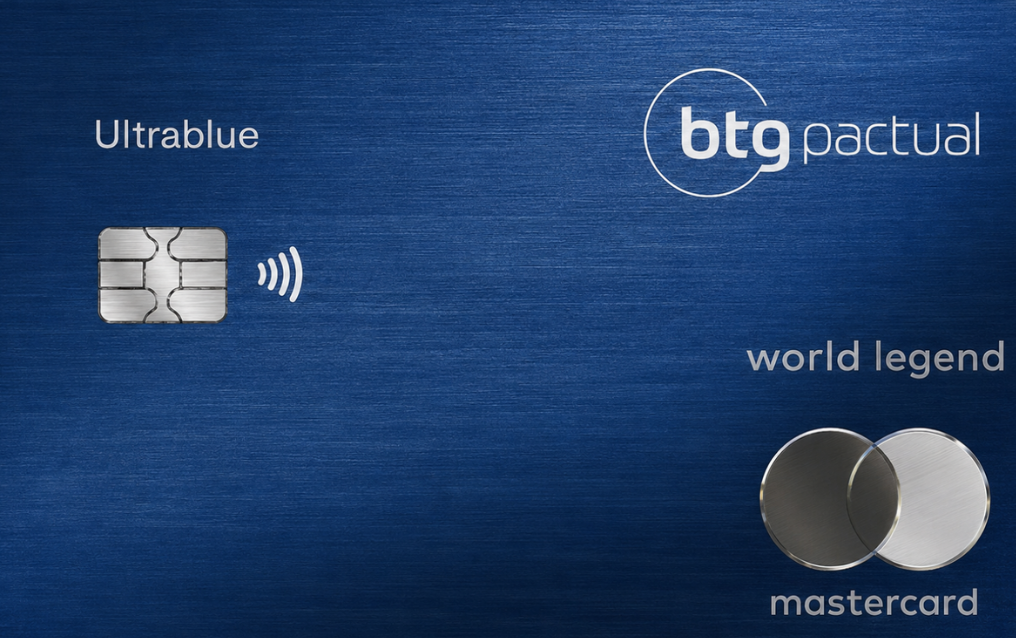 Cartão BTG Ultrablue World Legend Mastercard
